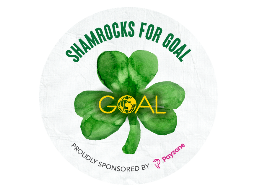 Payzone sponsor of Shamrocks for GOAL